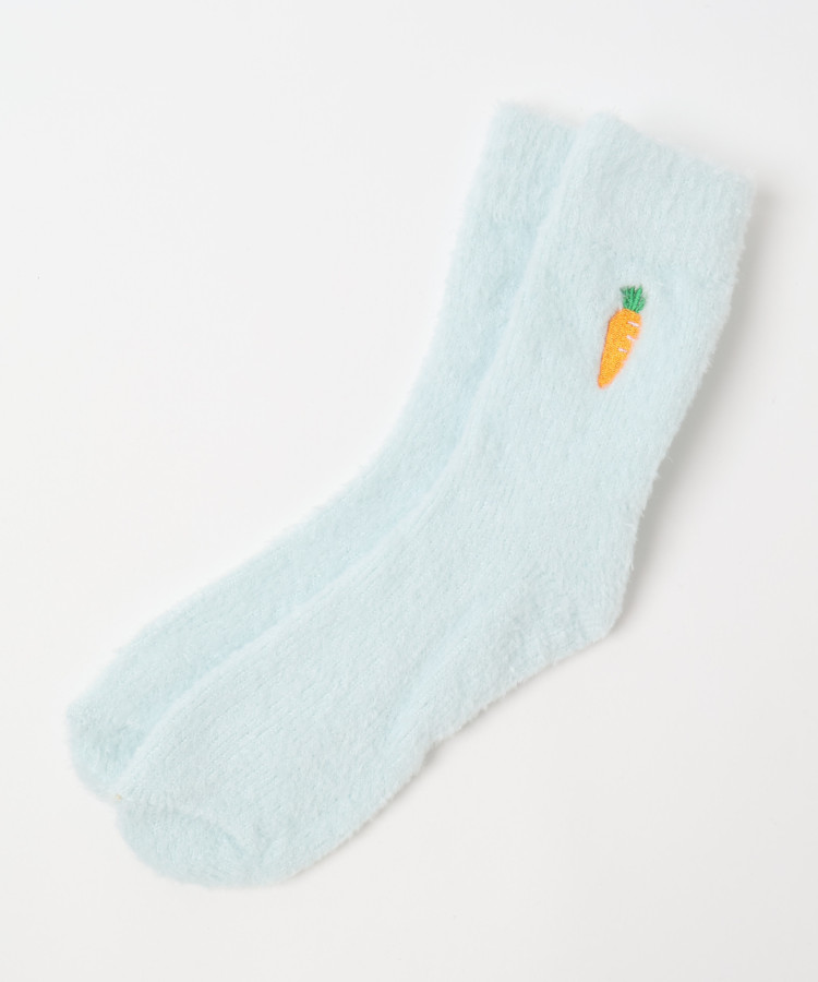 ベジタブル刺繍ルームソックス