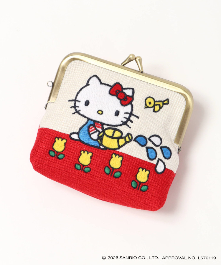 サンリオキャラクターズたたみ刺繍ミニがま口ポーチ