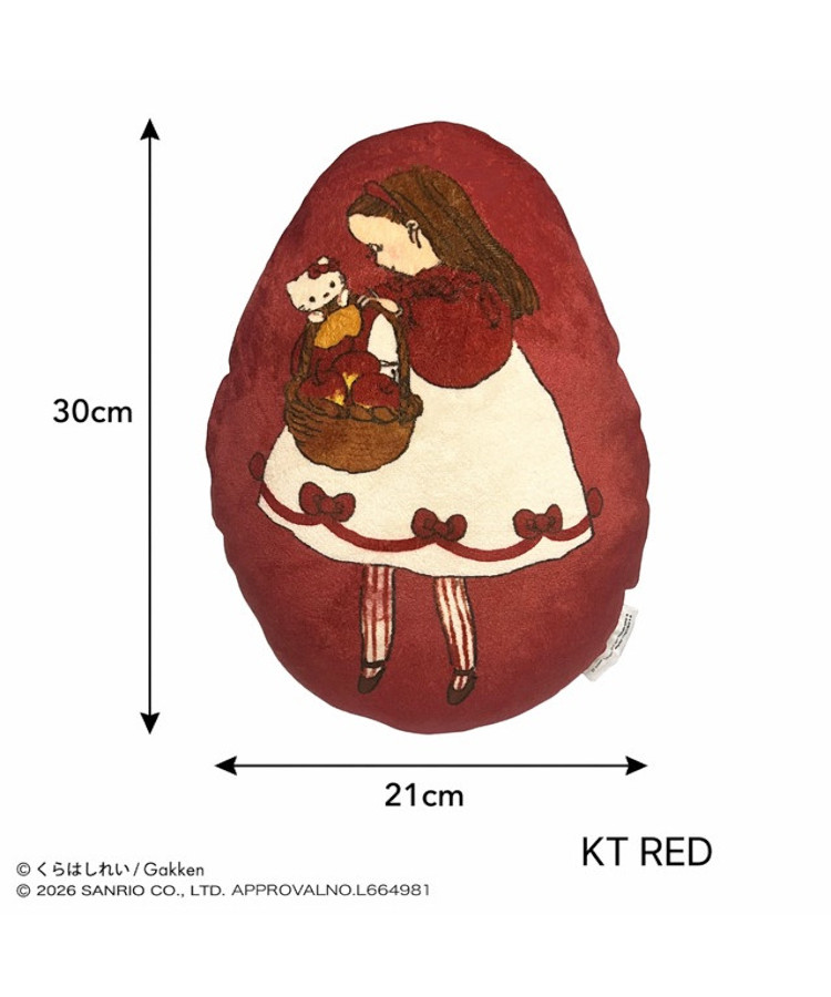 【WEB限定】くらはしれい×サンリオキャラクターズ ダイカットクッション