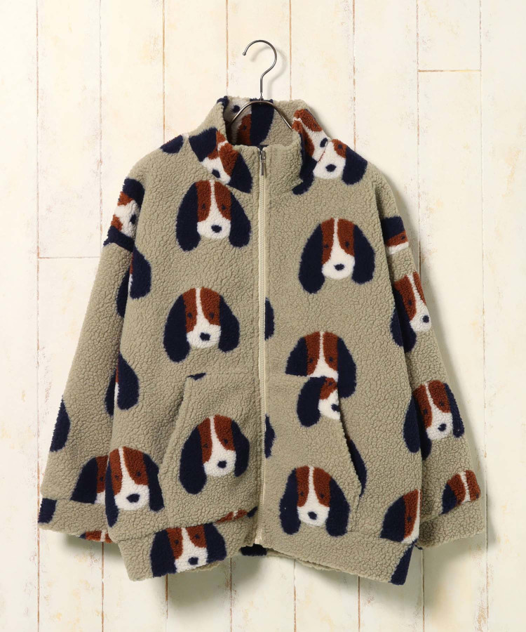 dogボアブルゾン
