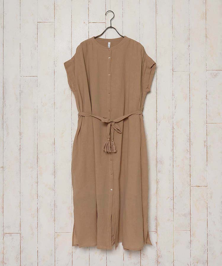 ≪SALE≫クレープボリュームワンピース