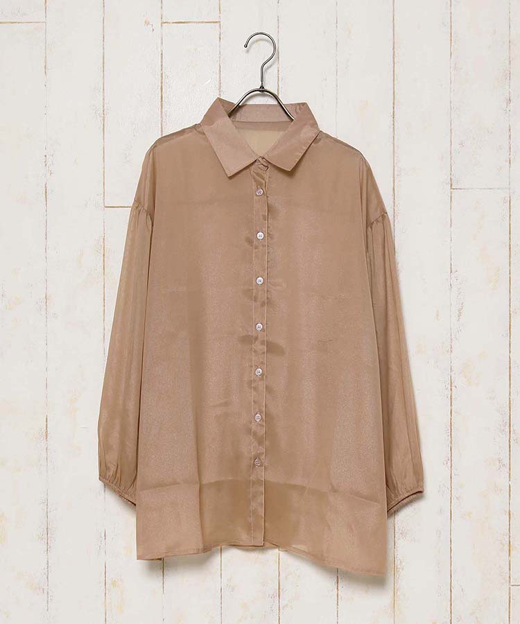 ≪SALE≫シアーシャツ