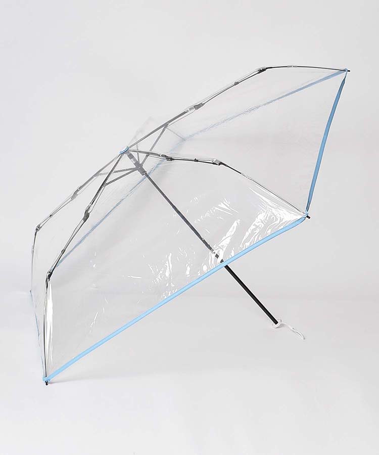 ≪OUTLET≫カラーパイピングビニール雨折傘