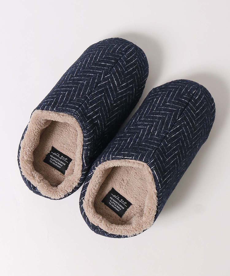 ≪OUTLET≫クラシックヘリンボーンスリッパ