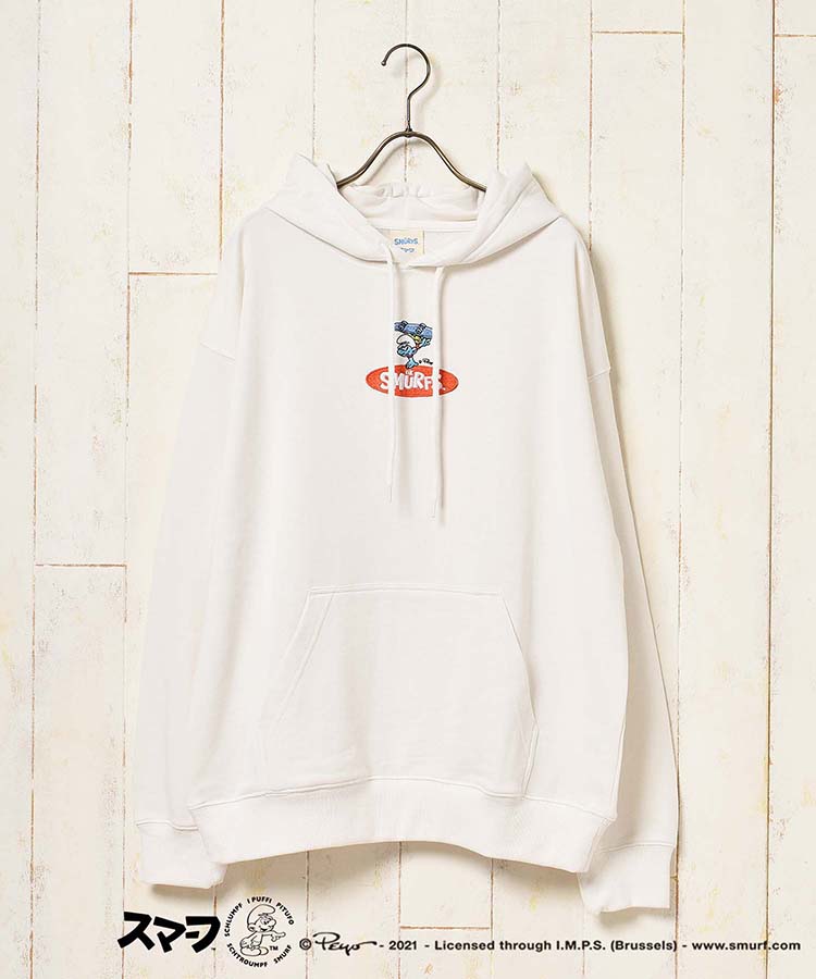 ≪SALE≫スマーフ刺繍パーカー