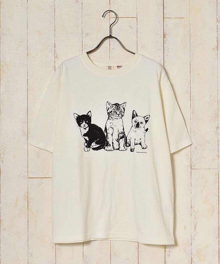 ≪SALE≫CATプリントシャツ
