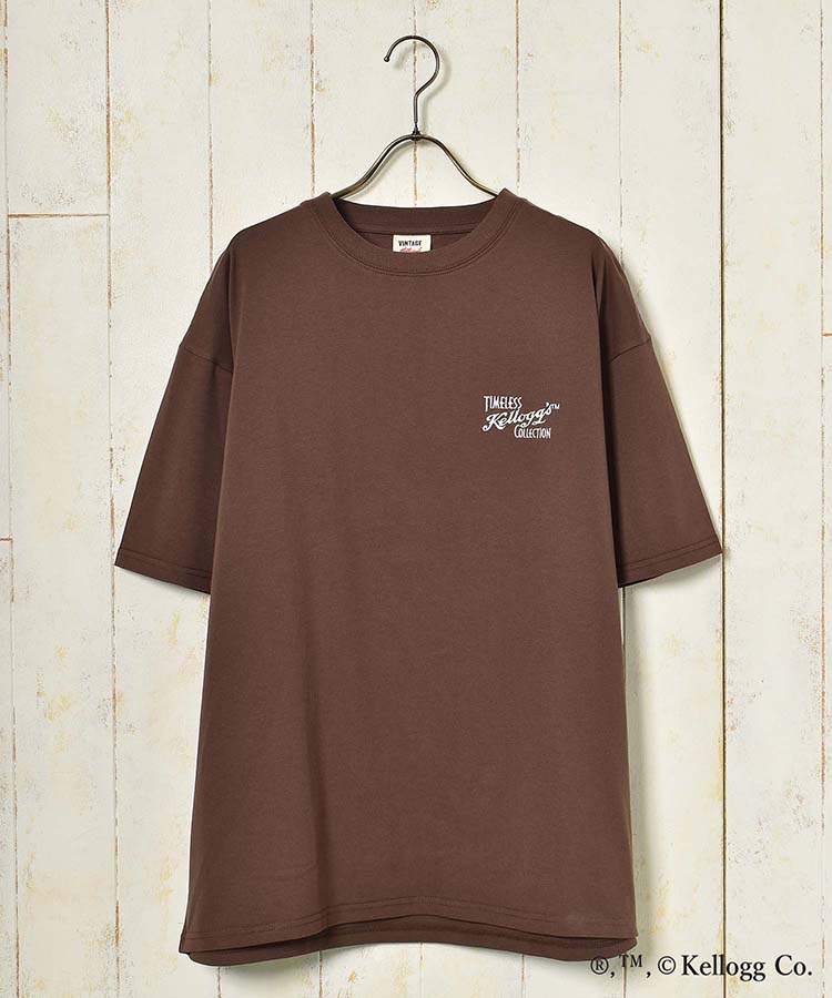 ≪OUTLET≫ケロッグプリントオーバーTシャツ