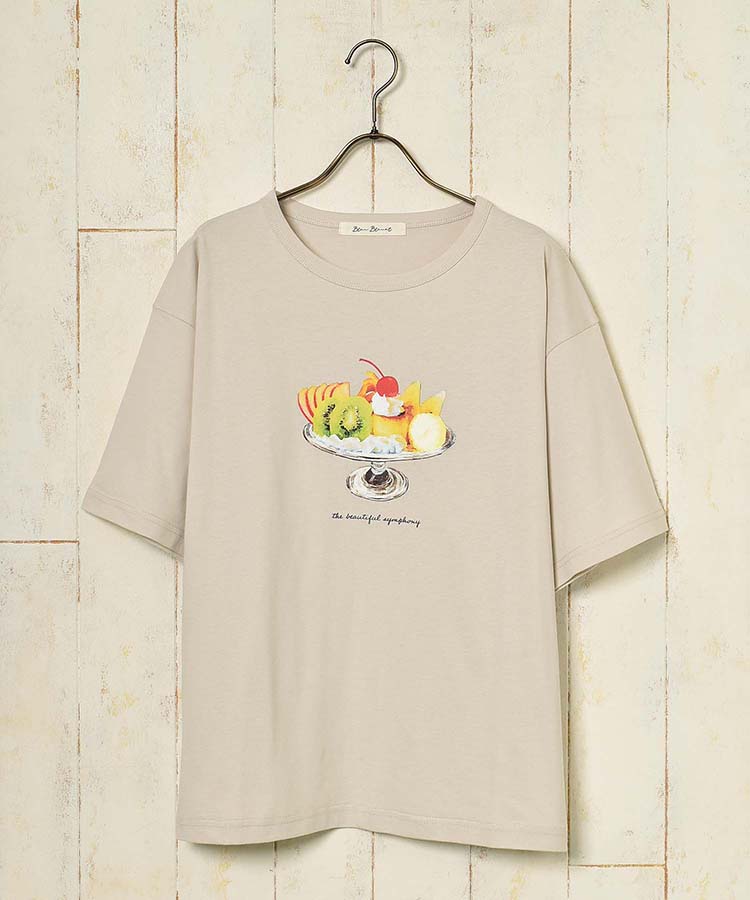 ≪OUTLET≫プリンアラモードプリントTシャツ