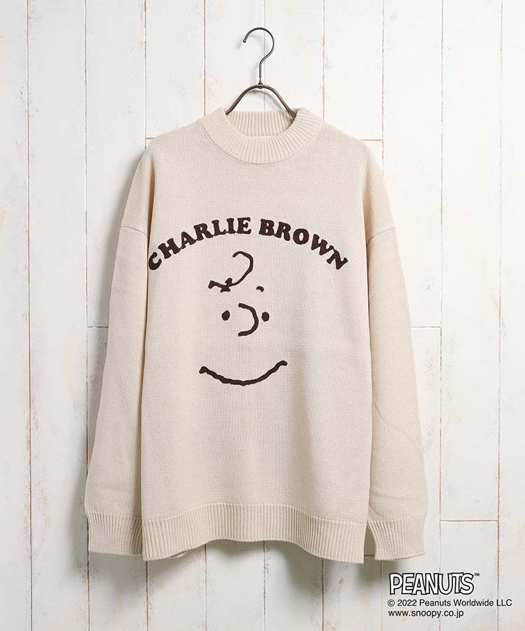 ≪SALE≫スヌーピー刺繍ニット