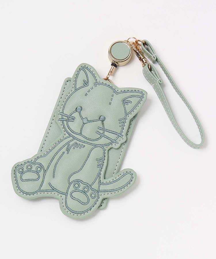 ≪SALE≫ねこダイカットパスケース