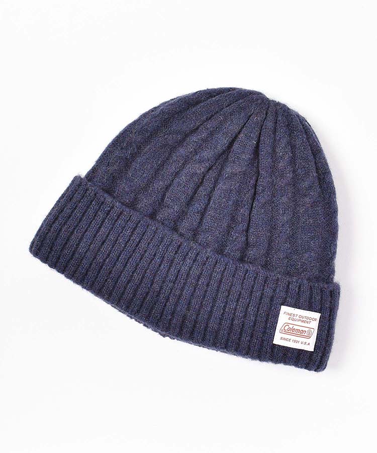 ≪SALE≫ColemanMIX裏ボアケーブルニットワッチ