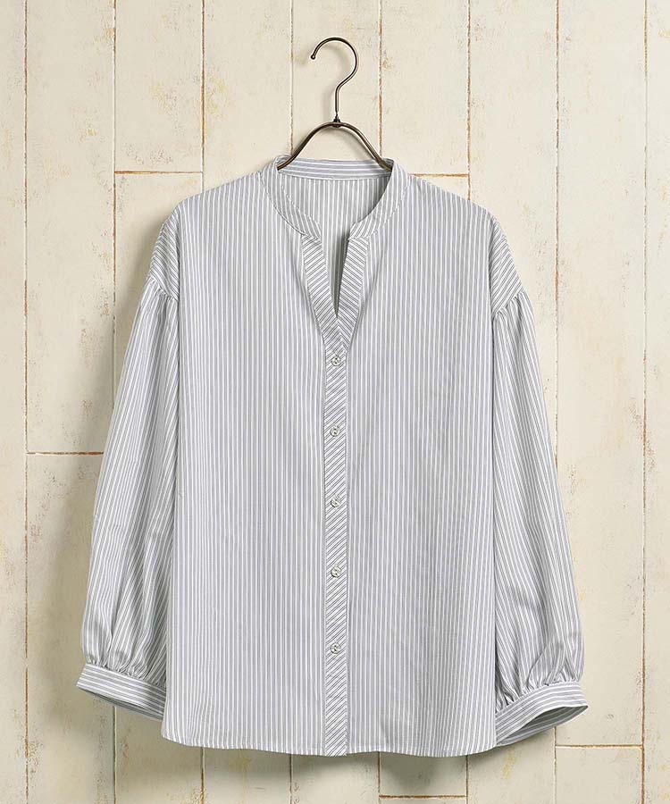 ≪SALE≫ストライプ2WAYブラウス