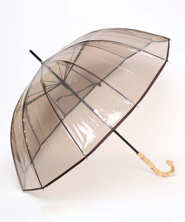 クリアアンブレラ12本雨長傘