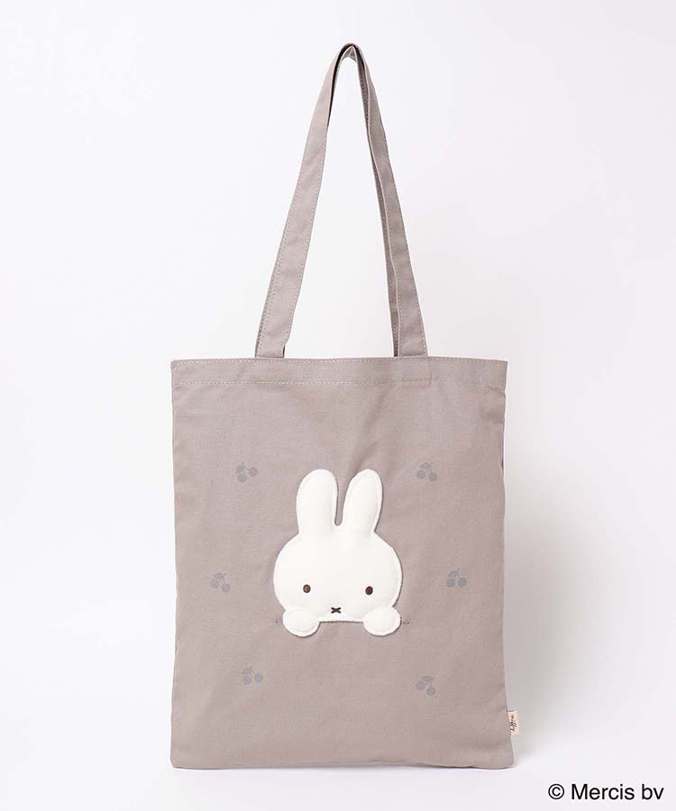 MIFFY CHERRY APPLIQUEトートバッグ