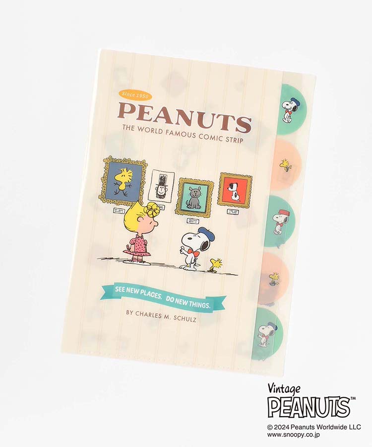 PEANUTSダイカットクリアファイル5P