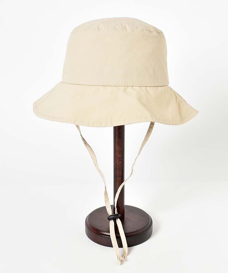 ≪SALE≫シンプルヒモ付バケットハット