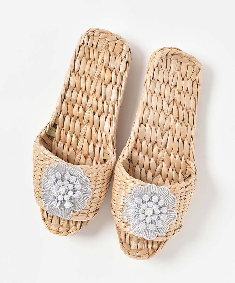 ≪SALE≫シアーフラワーガマスリッパ