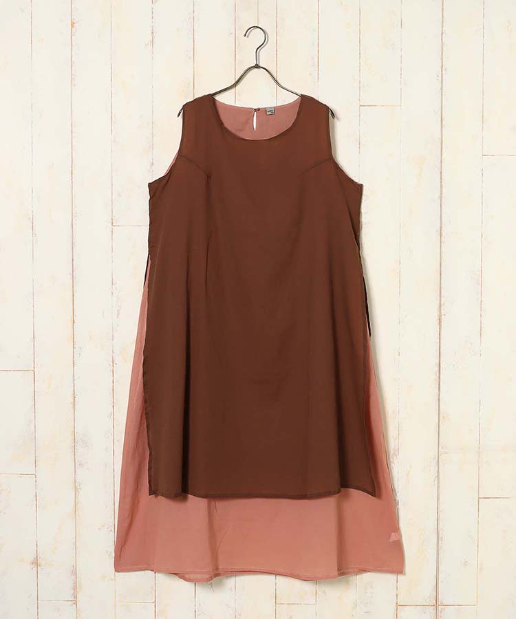 ≪SALE≫袖なしシンプルワンピース