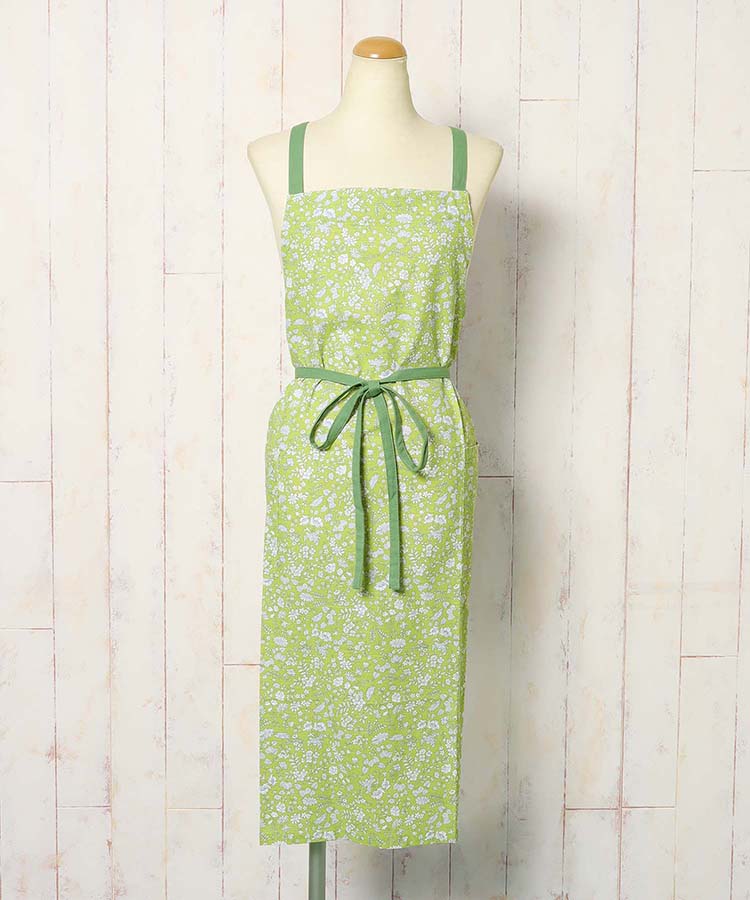 ≪OUTLET≫フローラルリーフエプロン