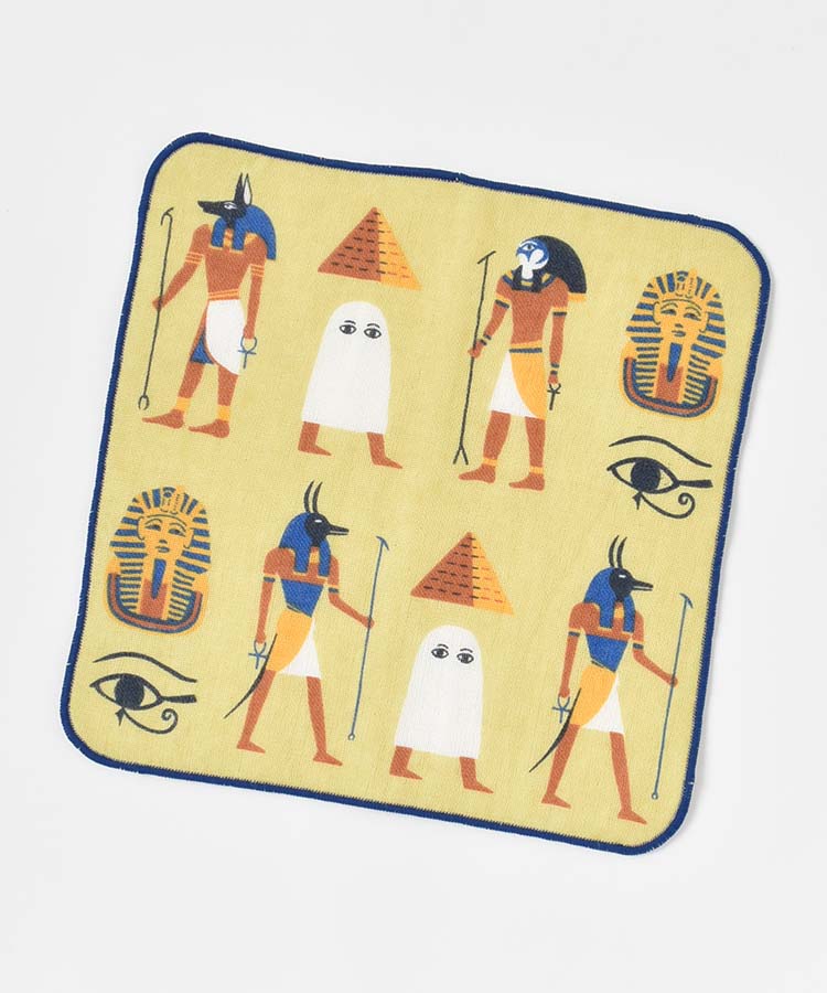 古代ガーゼハンカチ ミニタオル ハンカチ 携帯小物 化石 カセキ