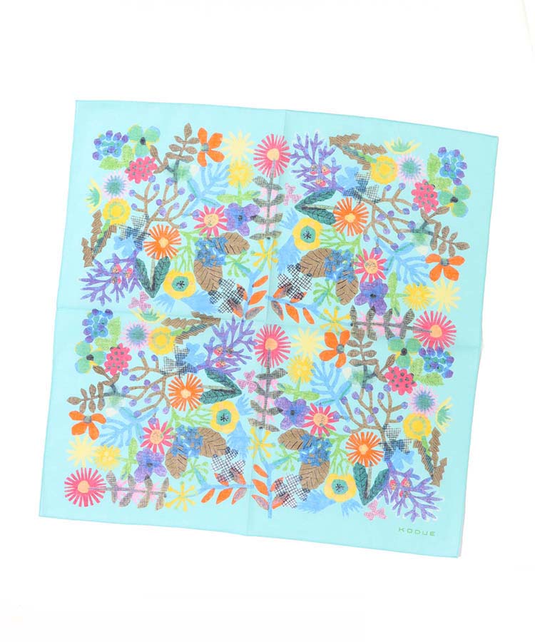 KODUEHIBINO FLOWERSハンカチ