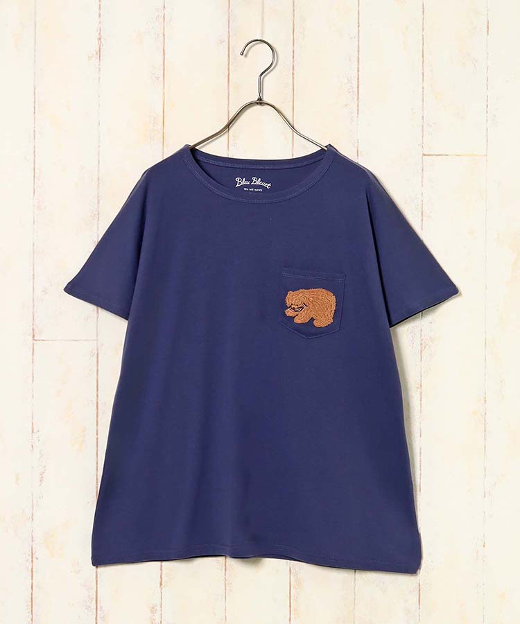 ≪SALE≫木彫りのクマサガラTシャツ