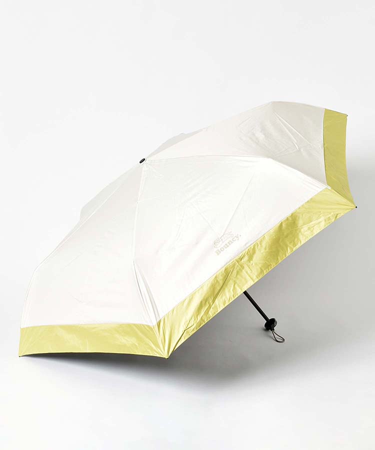 Bouncy.軽量バイカラー晴雨兼用折りたたみ傘