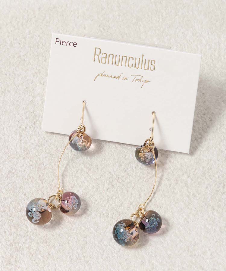 ルミエールドロップピアス アクセサリー ピアス ファッション
