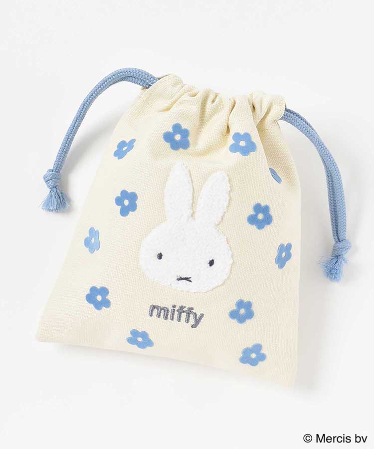 miffyブルードレス巾着