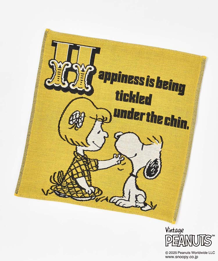 PEANUTS Happiness三重ガーゼハンカチ