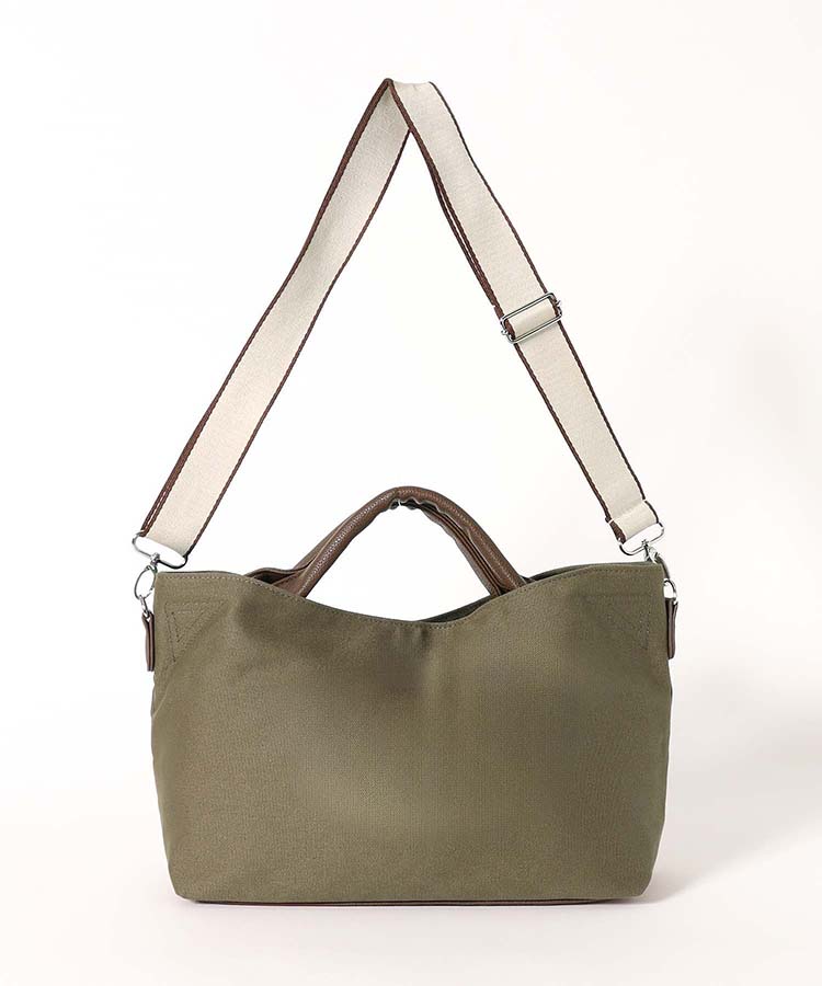 APC 2wayトートバッグ カーキ A.P.C. ☆ 縦型 2ways キャンバストートバッグ カーキ (A.P.C.