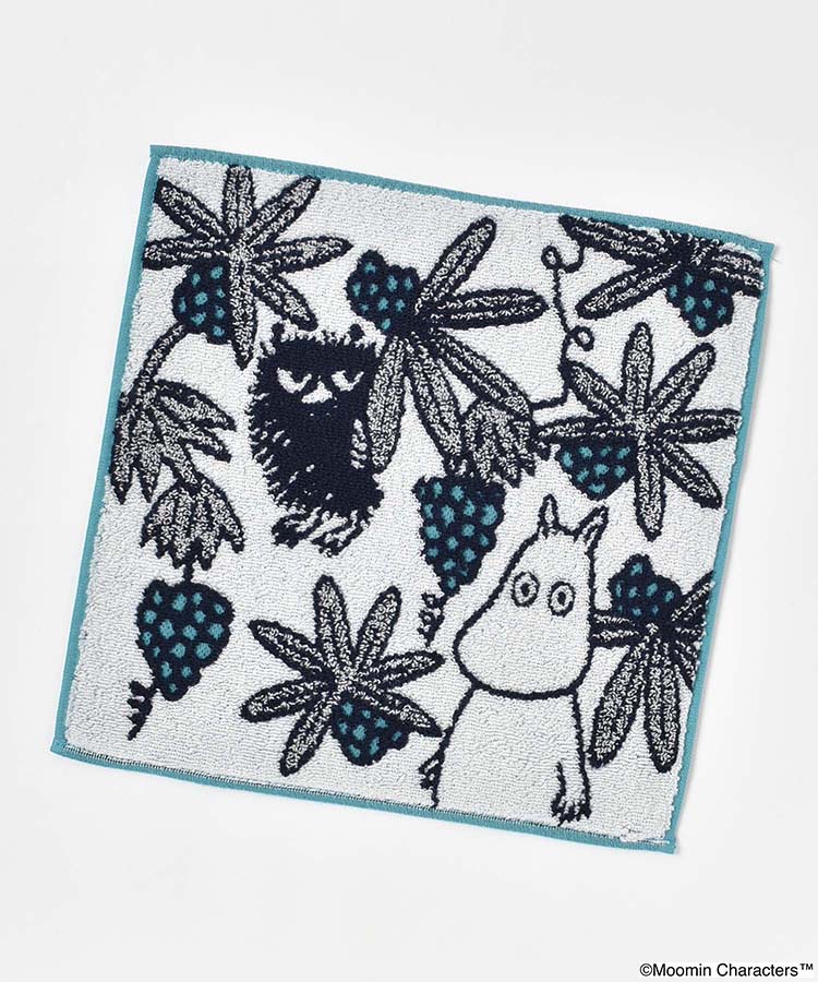 MOOMIN 植物と仲間たちタオルハンカチ