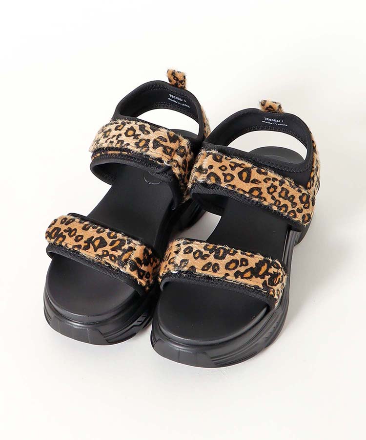 ≪SALE≫厚底2ベルトサンダル