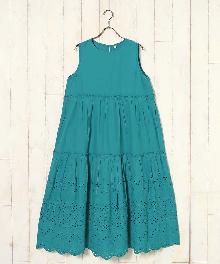 ≪SALE≫ティアード刺繍ワンピース