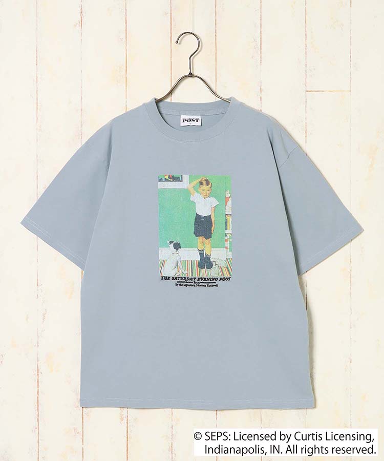 BOY＆DOGプリントTシャツ
