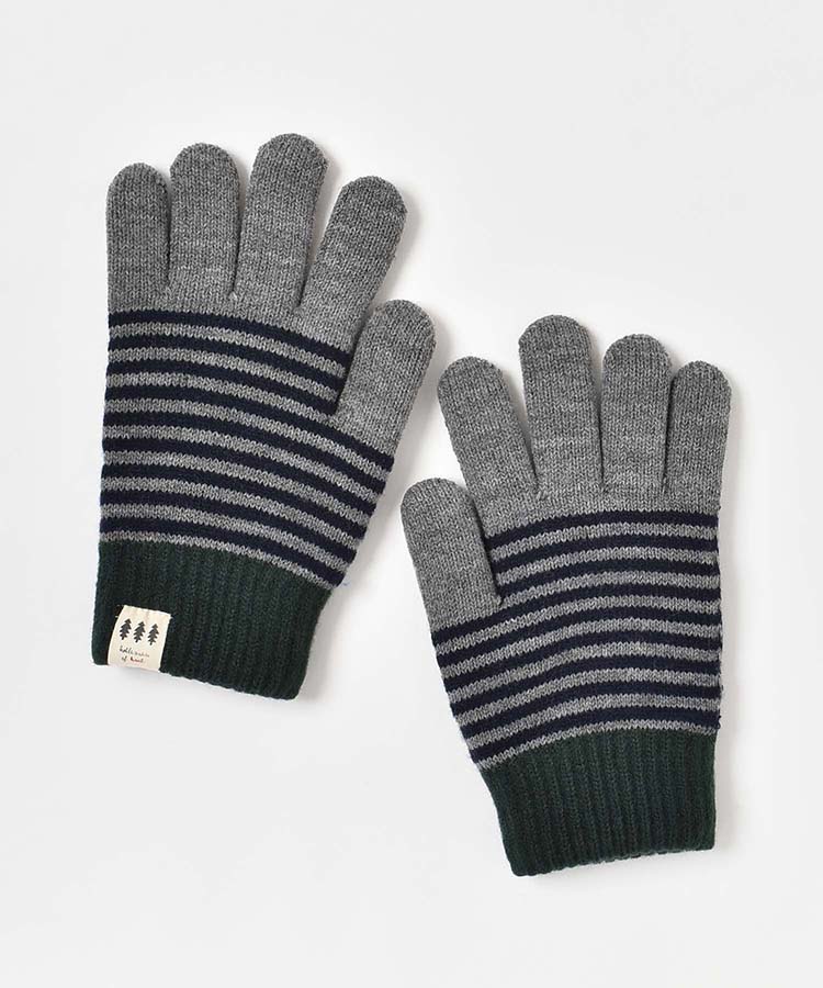 ≪SALE≫ボーダーニットグローブ