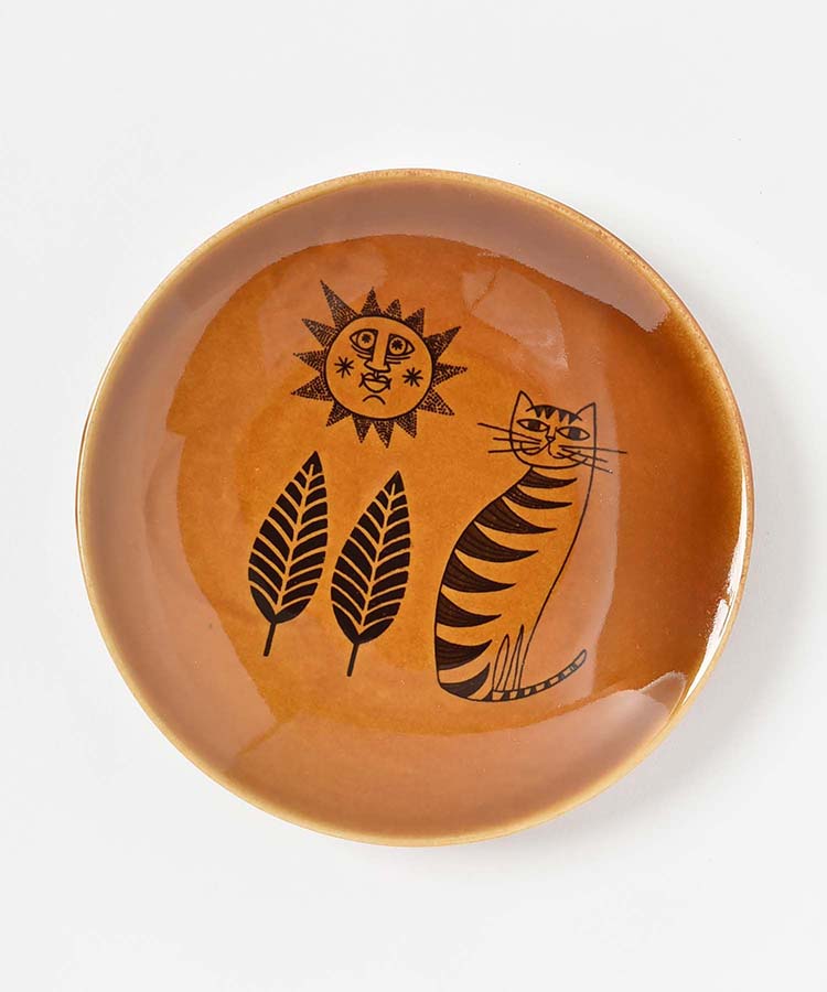 オールドカッパーラウンドプレートS