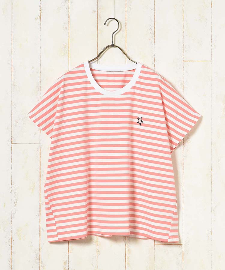 CYILABO刺繍ボーダーTシャツ