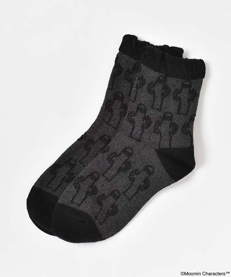 逆スパニョロニョロロークルーソックス