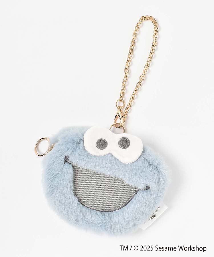 SESAME STREET FACE FURミニダイカットポーチ