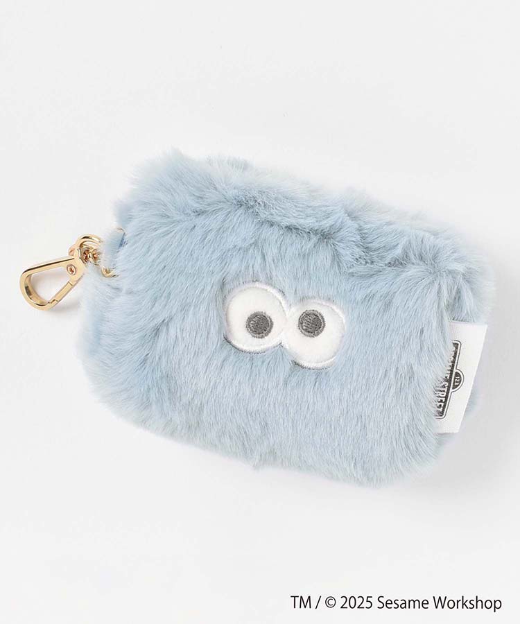 SESAME STREET FACE FURマイクロポーチ
