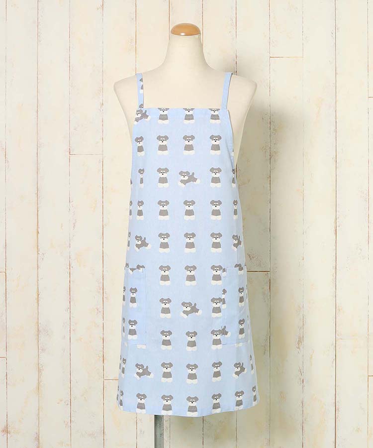 プリント総柄エプロン