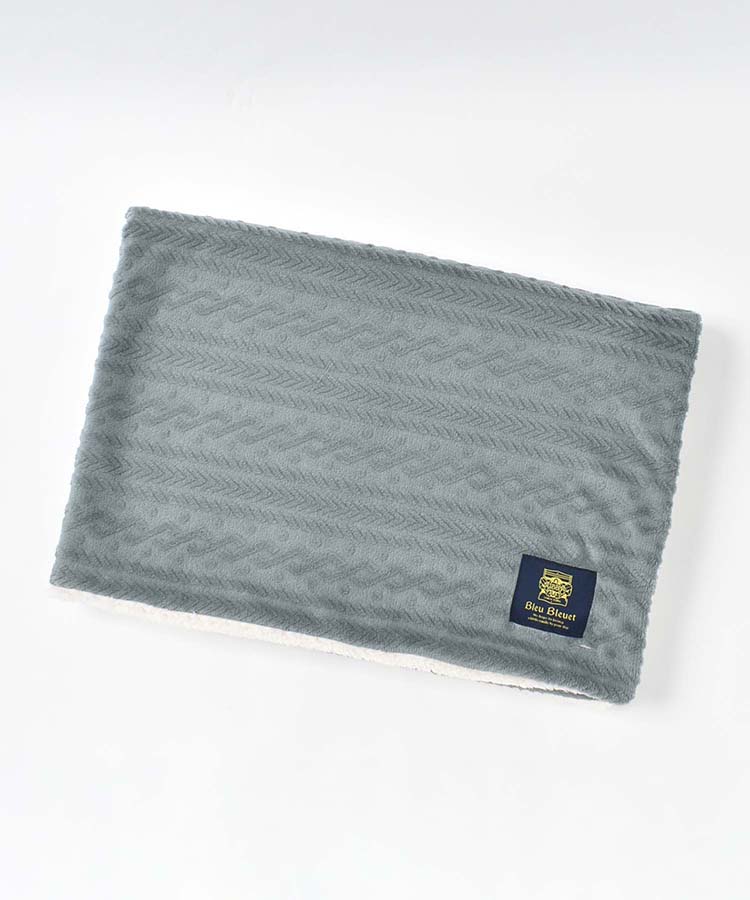 ≪SALE≫型押しマイクロ裏ボアブランケット