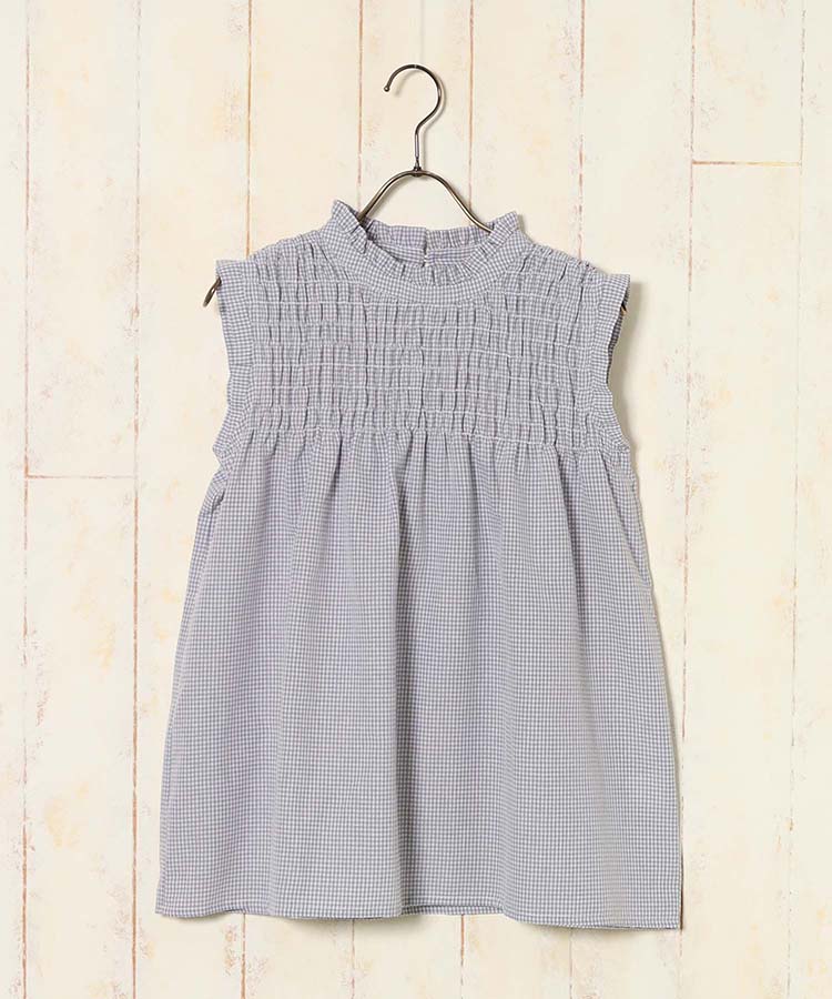 ≪SALE≫ノースリーブシャーリングブラウス