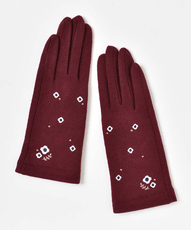 フラワー柄グローブ