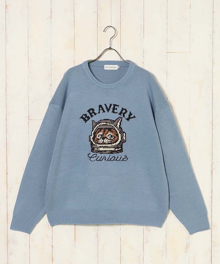 アニマルジャガードニット