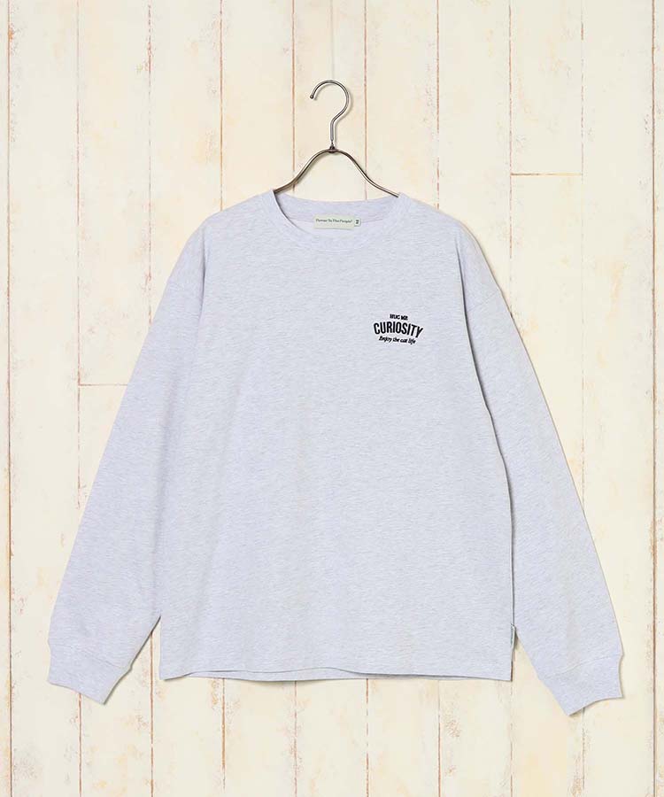 クロネコ刺繍ロンT