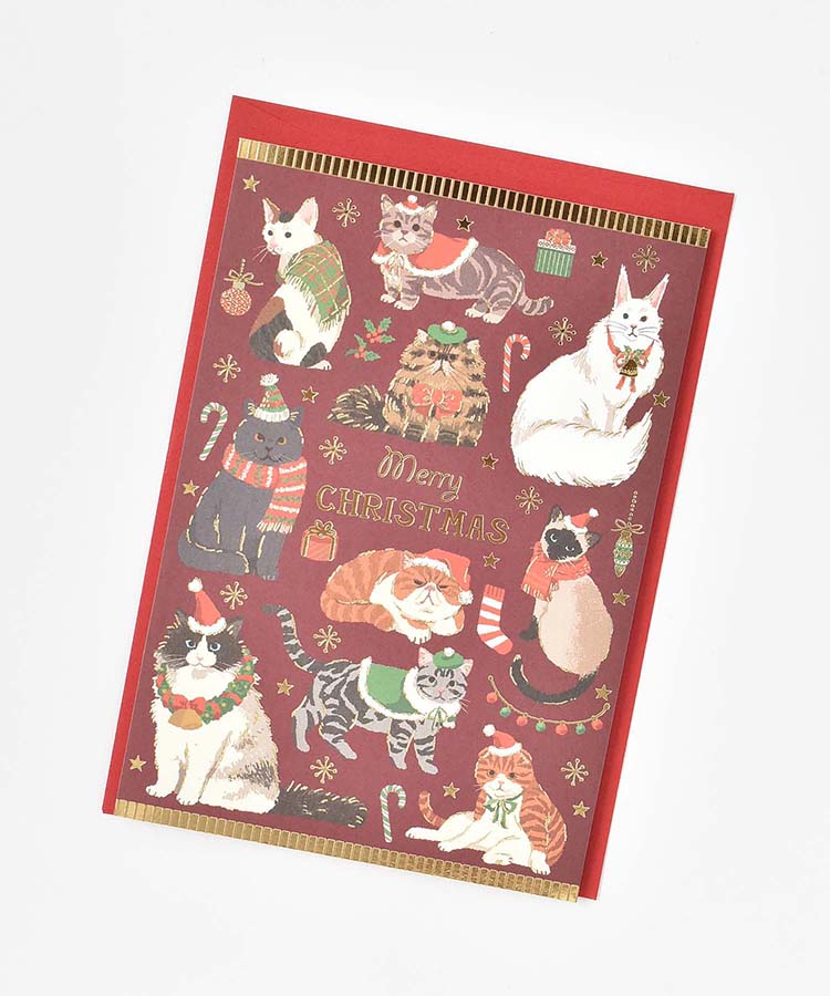 merryCHRISTMASカード