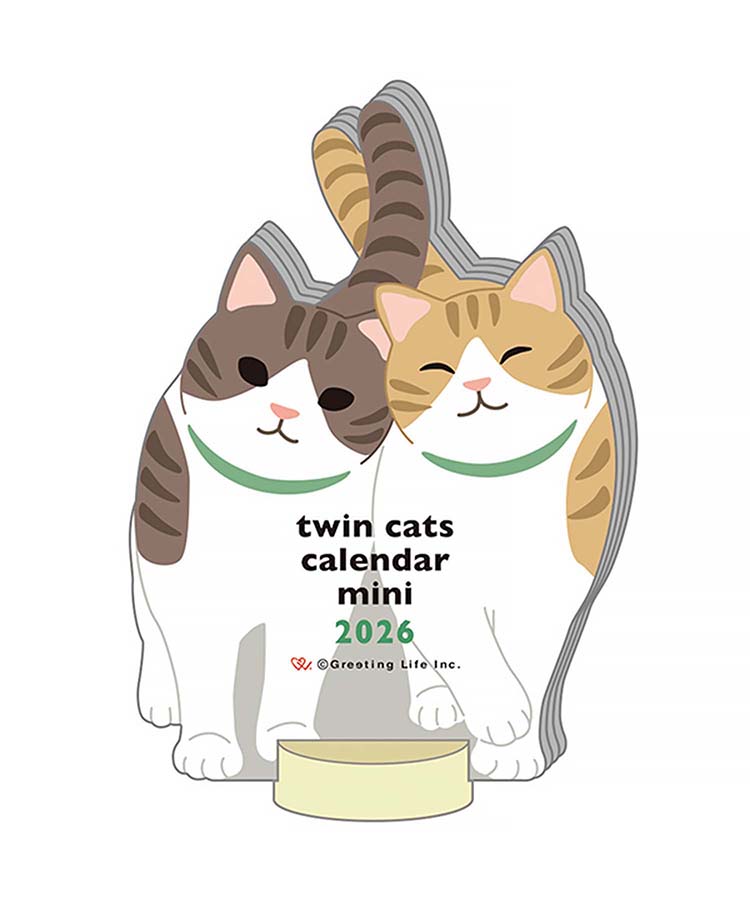 アニマルダイカットカレンダーミニ26