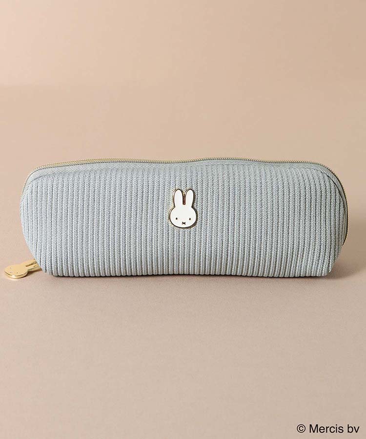 ミッフィーフェイスニットペンケース